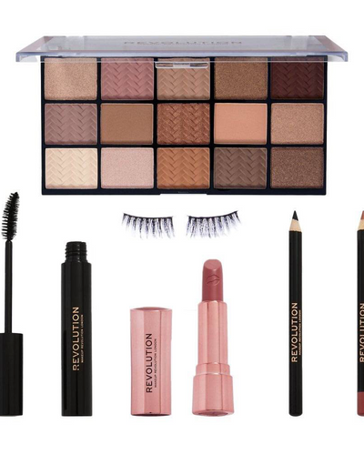  Makeup Revolution Get The Look: Nude Glam Makeup Gift Set